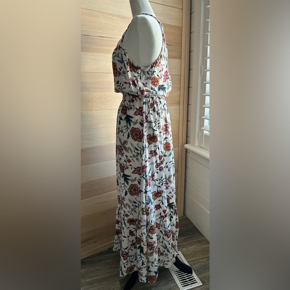 Old Navy Maxi  Size small Floral Elastic waist Halter top Lightweight Summer - Picture 10 of 13